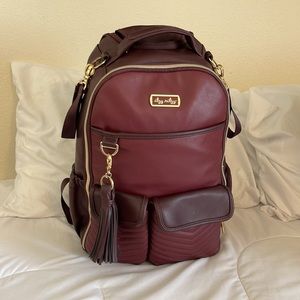 Itzy Ritzy Merlot Boss Diaper Bag